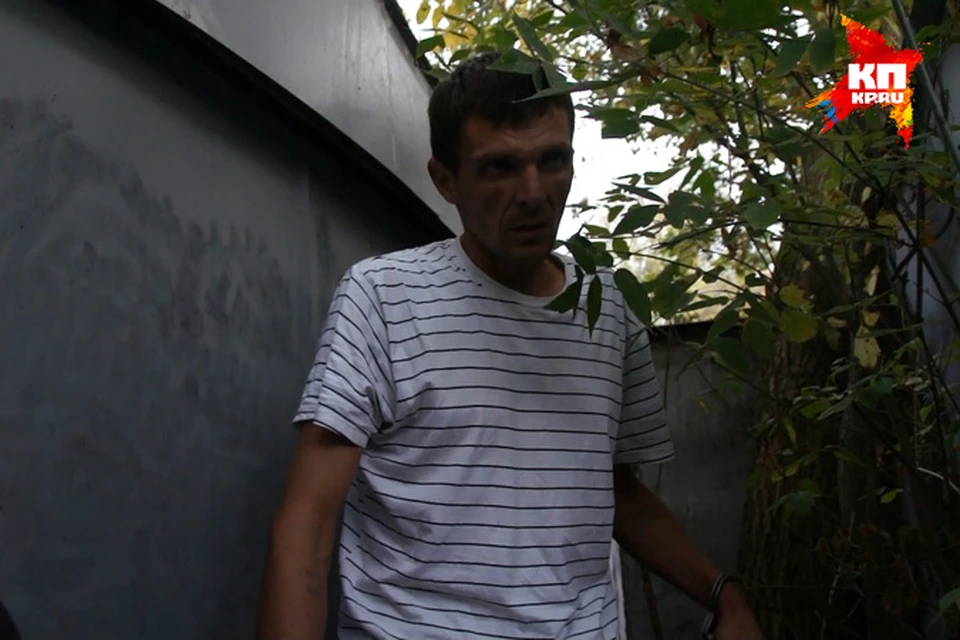 Обвиняемый Александр Валеткин на том самом месте, где убивал 11-летнюю Виолетту Токарчук