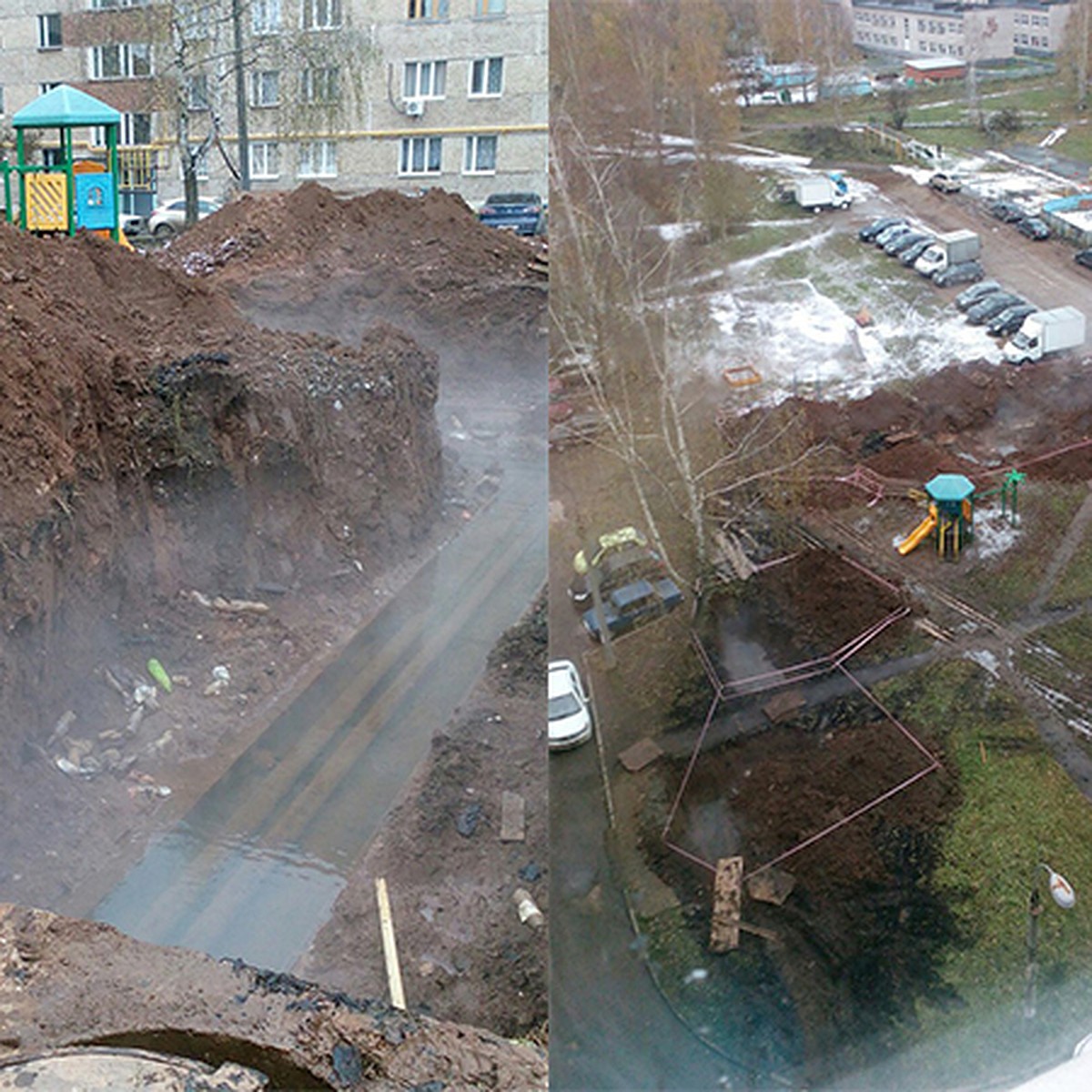 В доме на Молодежной в Ижевске уже полгода топит подвал, а в квартирах нет  горячей воды и отопления - KP.RU