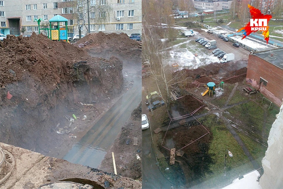 В доме на Молодежной в Ижевске уже полгода топит подвал, а в квартирах нет горячей воды и отопления