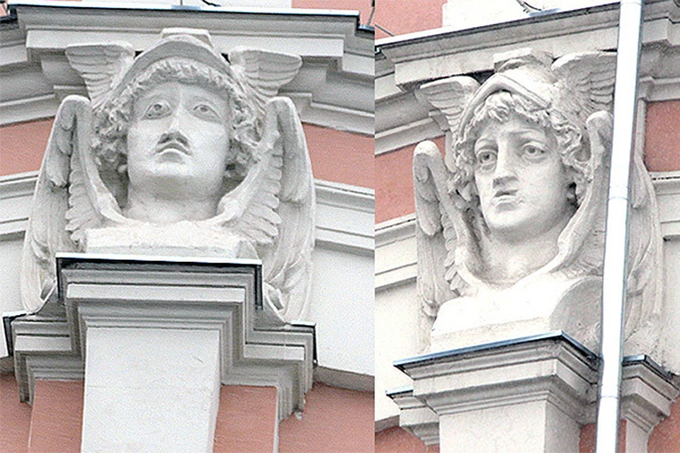 Исторические реставрации. Реставраторы отреставрировали скульптуры в Петербурге. Горе реставраторы в Питере. Реставрированное здание.