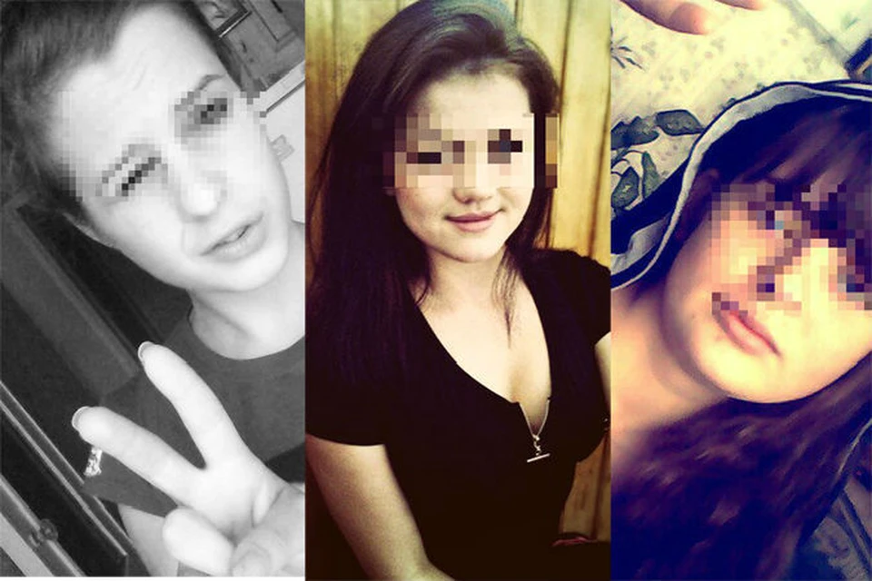 На первых двух фото - девушки, которые избивали 16-летнюю сироту, на третьем фото - пострадавшая.