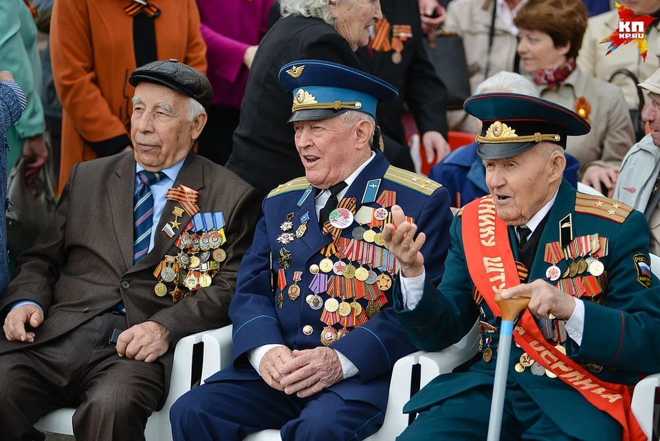 На Парад Победы в Ставрополе пришли ветераны