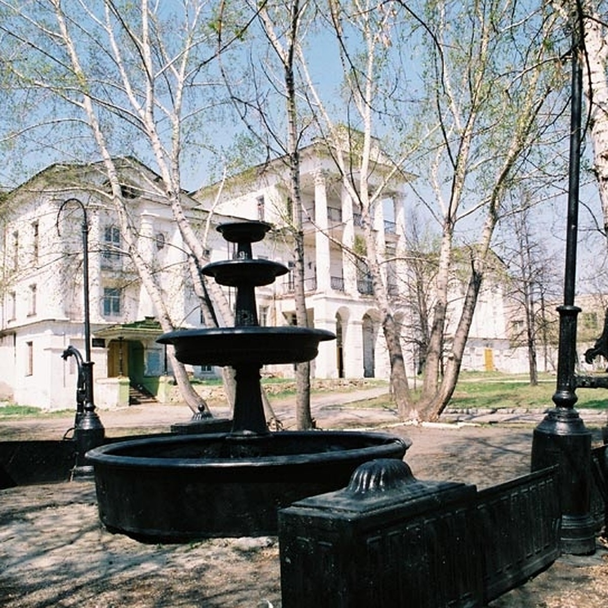 Кыштым фонтан усадьба Демидовых