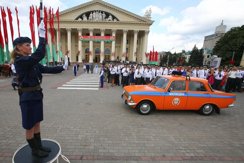 ГАИ Беларуси отпраздновала 80-летие. Фото: БелТА