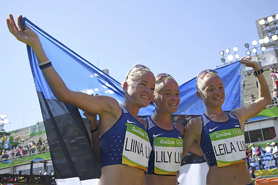 Одним из ярких событий стало выступление спортсменок из Эстонии — Лийны, Лейлы и Лили Луйк