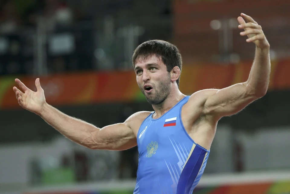 Борец Сослан Рамонов - обладатель 19-й золотой медали сборной России в Рио.
