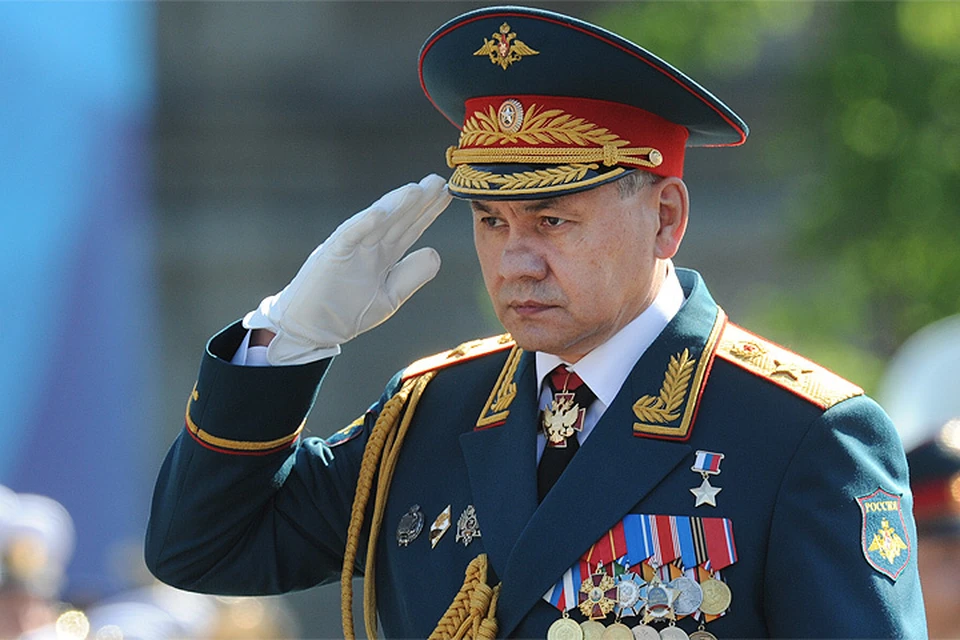 Министра обороны России Сергей Шойгу.