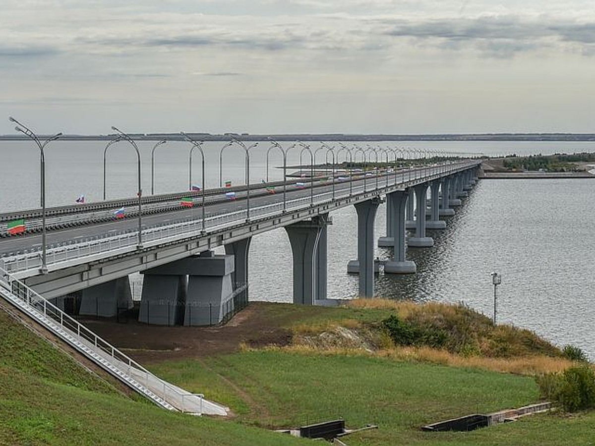 В Татарстане открылся мост протяженностью 1,6 км через Каму - KP.RU