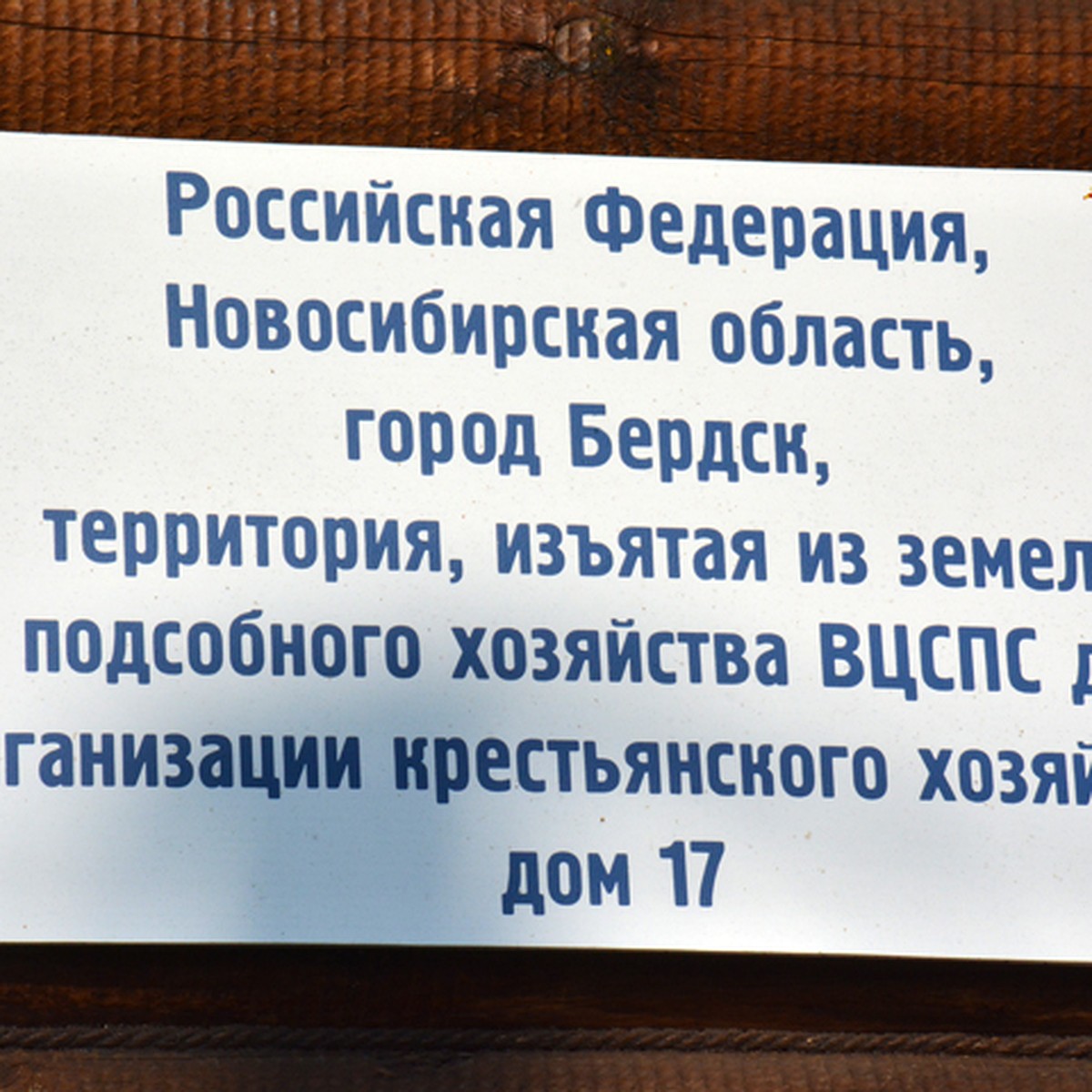 Под Новосибирском появилась улица с названием из 15 слов - KP.RU