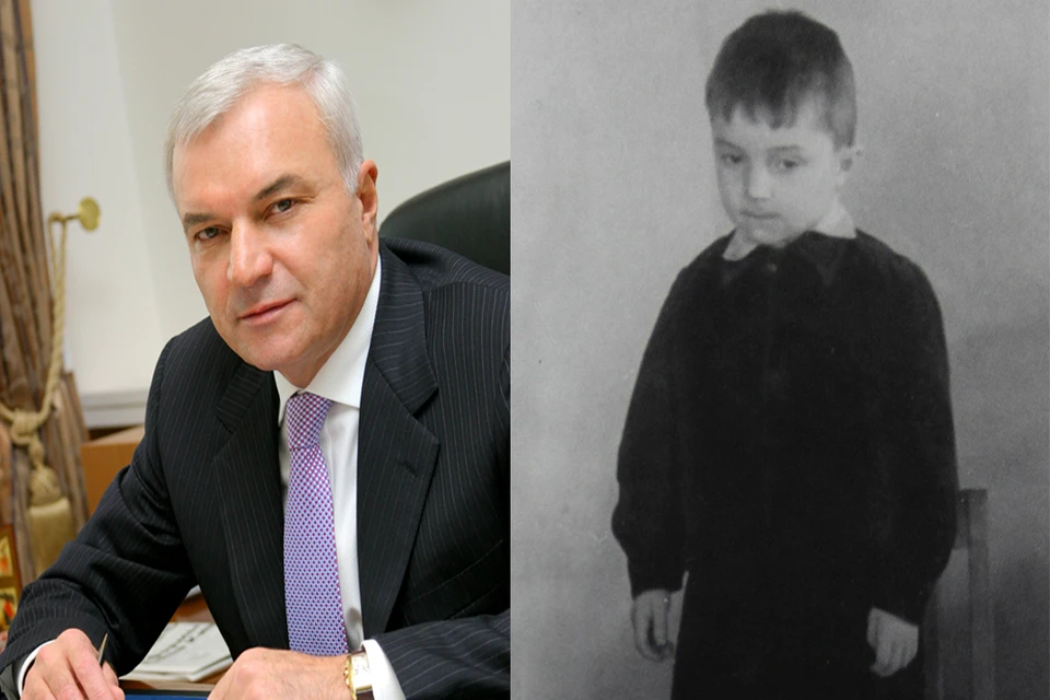 Слева Виктору Рашникову пять лет.