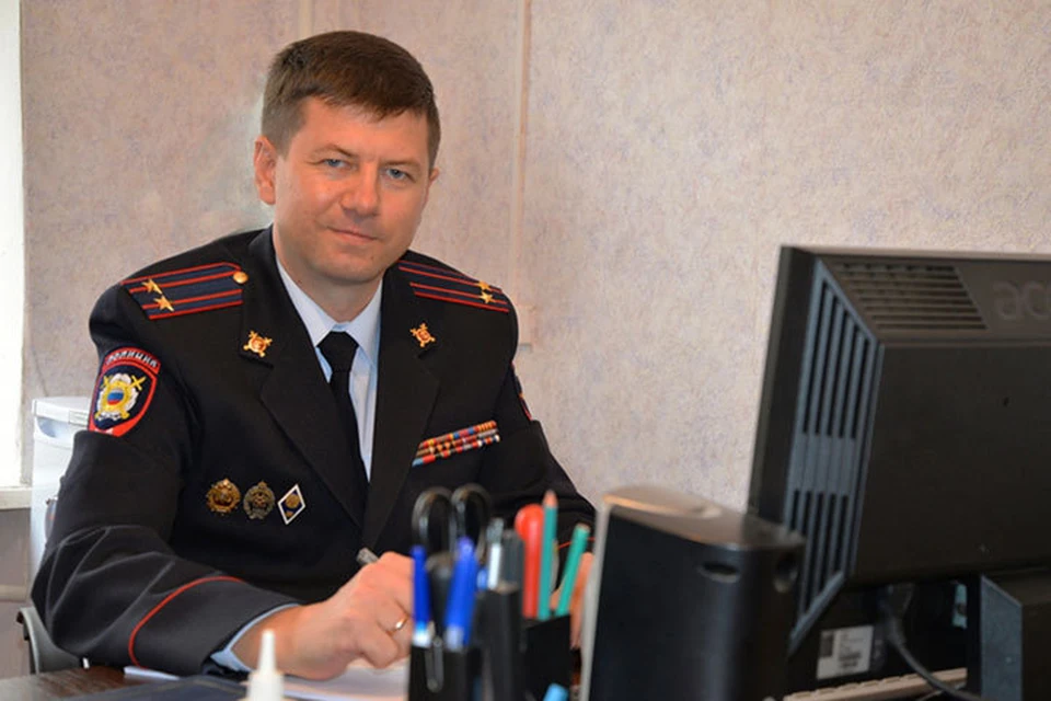 Павел Терещенко на своем посту с 1997 года. Фото с сайта ГУ МВД по Воронежской области.