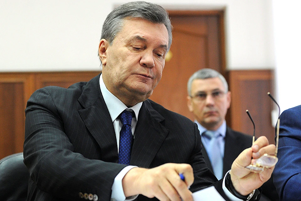 Виктор Янукович ответил на вопросы киевского суда.