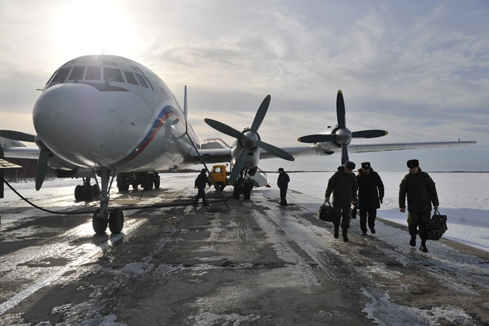 В Якутии аварийно сел Ил-18 Минобороны России