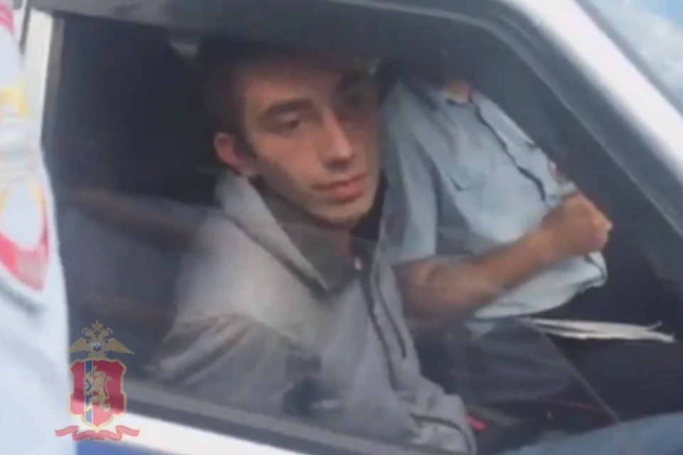 В Красноярске парень угнал свадебное авто ради эффектных селфи. Фото, видео: МУ МВД России "Кроасноярское",
