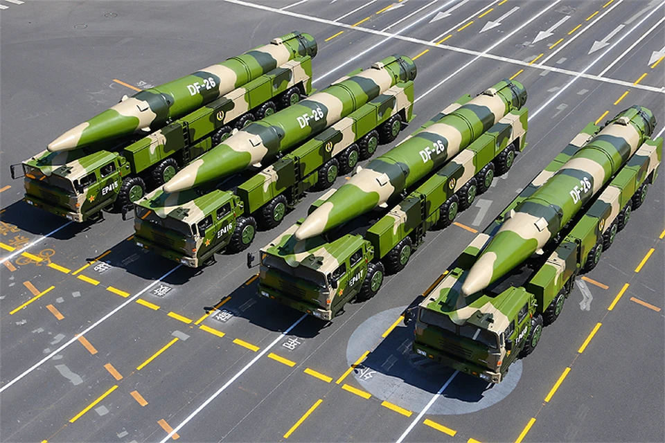 Китай разместил межконтинентальные баллистические ракеты у границ с Россией.