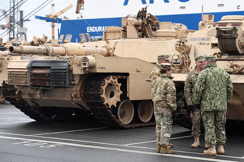 Десяток американских танков прибыли в Европу с разряженными аккумуляторами.