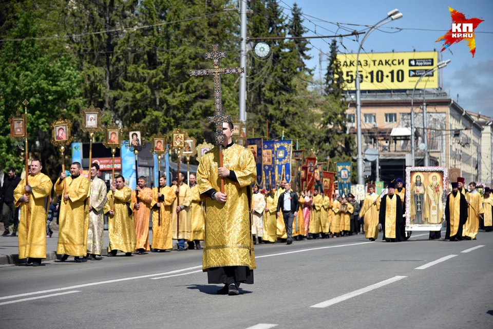 Крестный ход в новосибирске фото