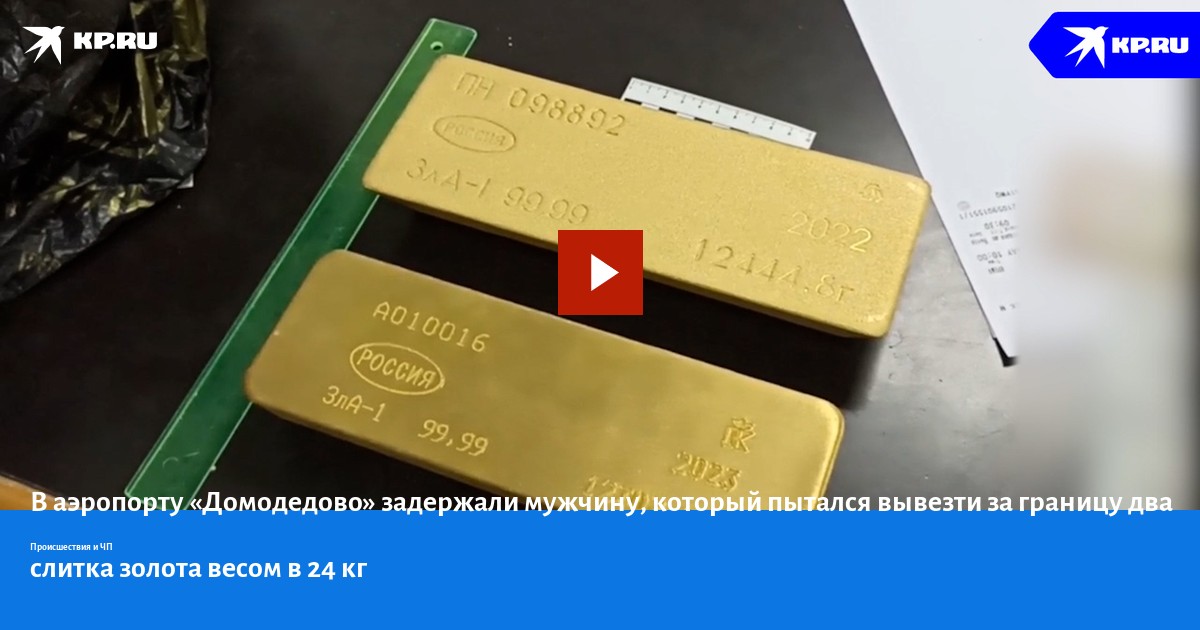 В аэропорту «Домодедово» задержали мужчину, который пытался вывезти за ...