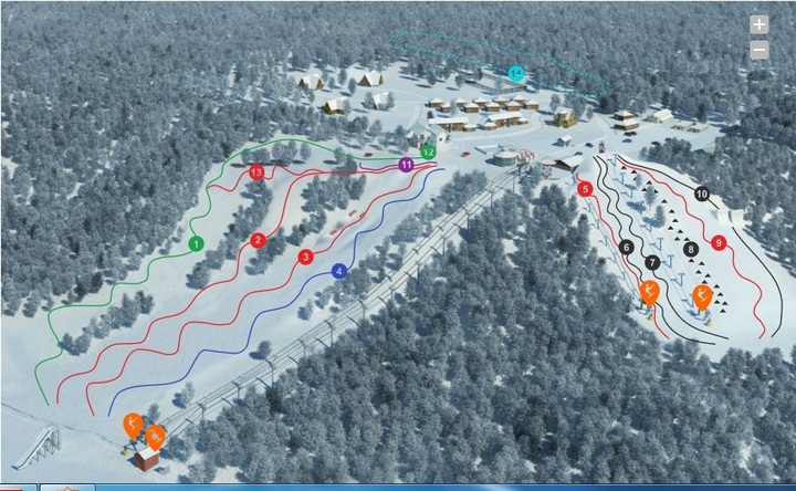 "Красное озеро". Карта: www.krasnoeozero.ru