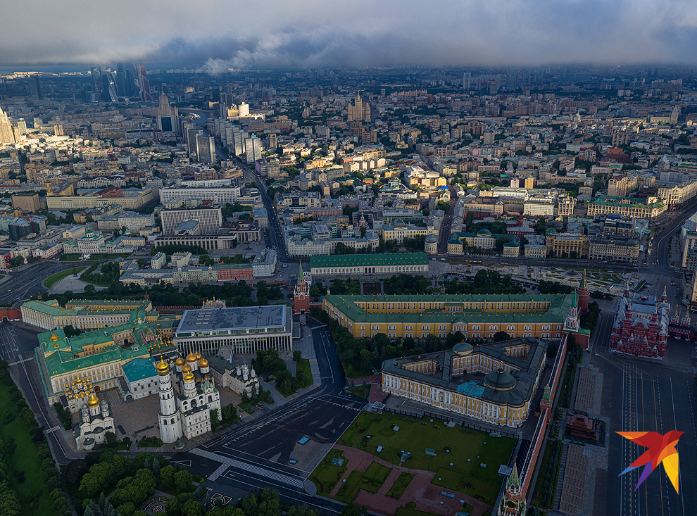 Красная площадь москва вид сверху