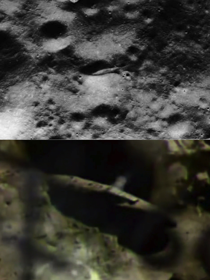 Инопланетный корабль и его "реконструкция".