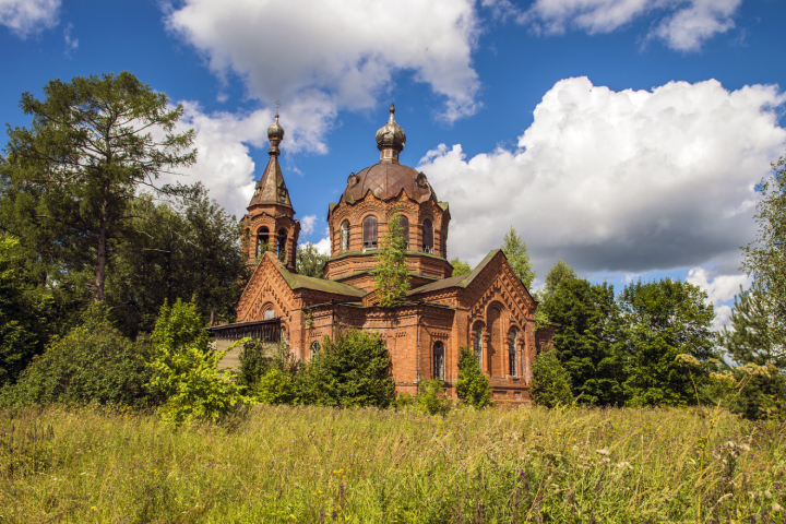 Вознесенская церковь в селе Сырчаны Нолинского района. Фото: Елена Чудиновских