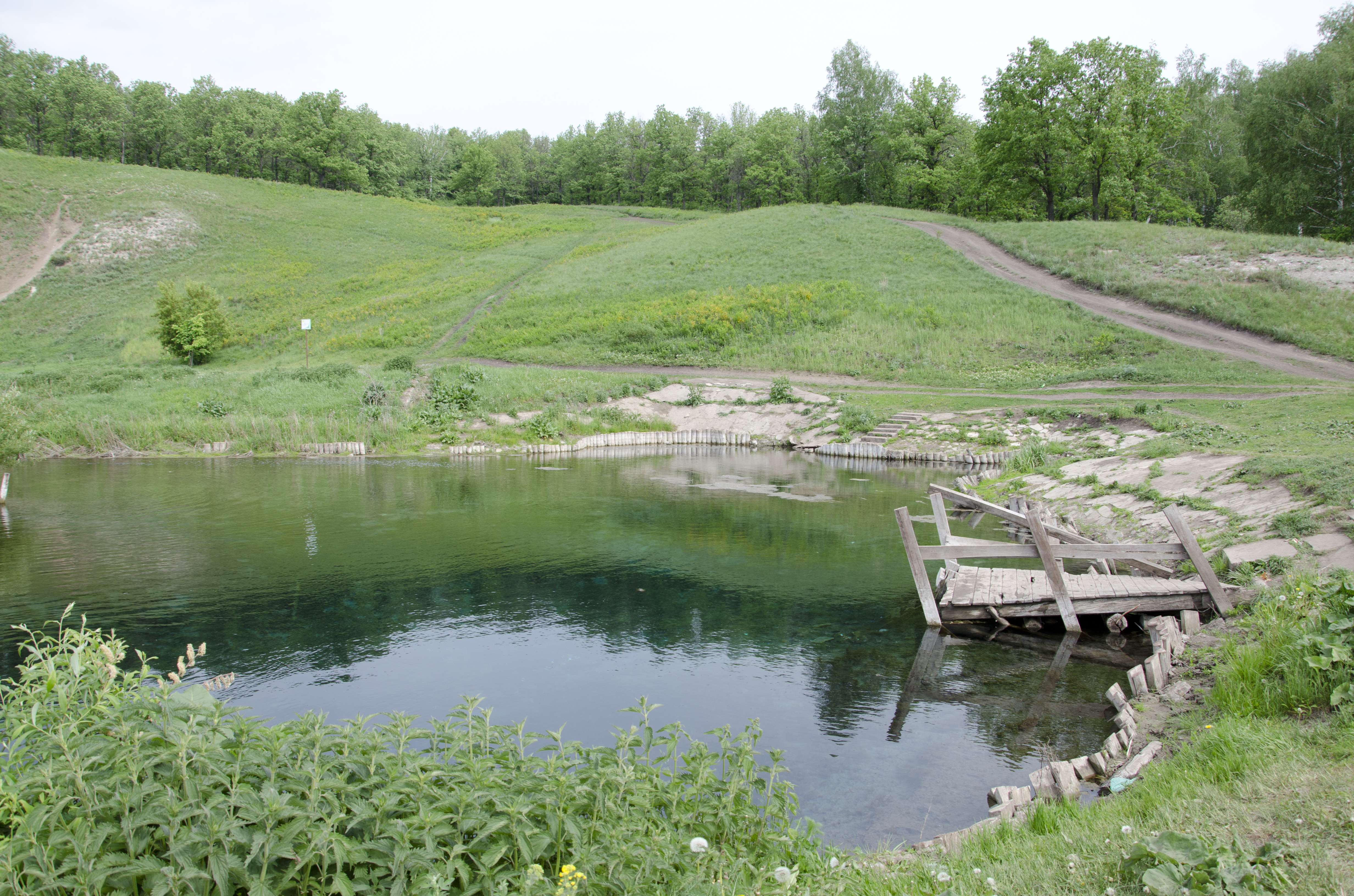 Голубое озеро Фото: Андрей КУЗЬМИН