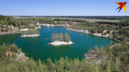 Меловые карьеры под Климовичами - наша Карелия.