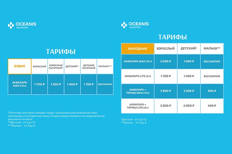 Расписание аквапарка океанис. Тариф в Океанисе. Океанис тарифы на июнь.