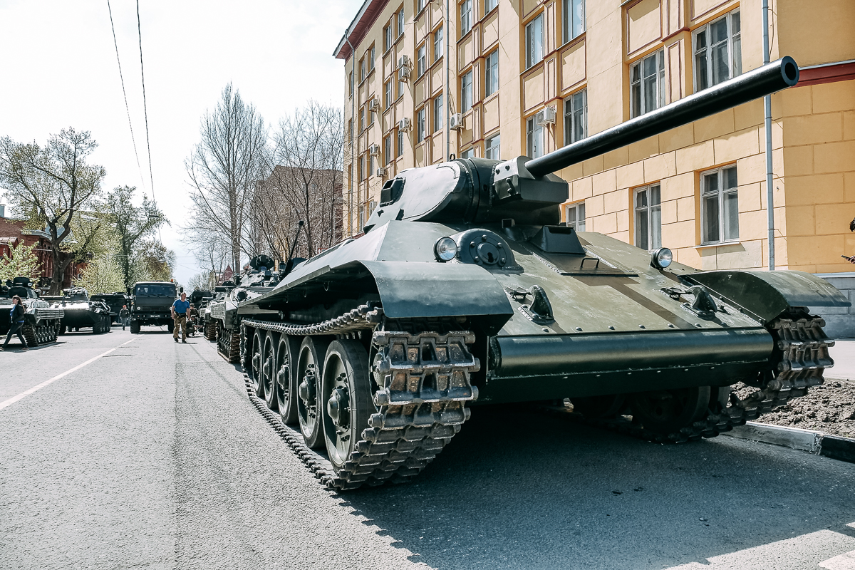 Механизированную колонну возглавит легендарный танк Т-34