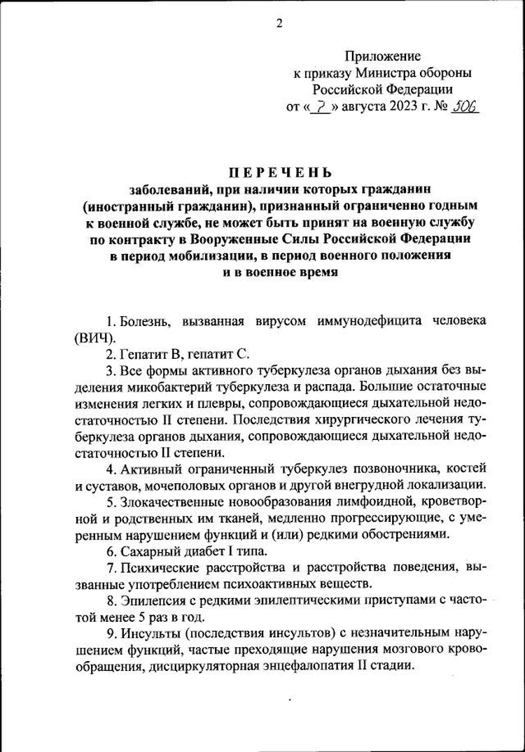 Перечень болезней, при которых не призовут в армию по мобилизации в России:  полный список, приказ министра обороны - KP.RU