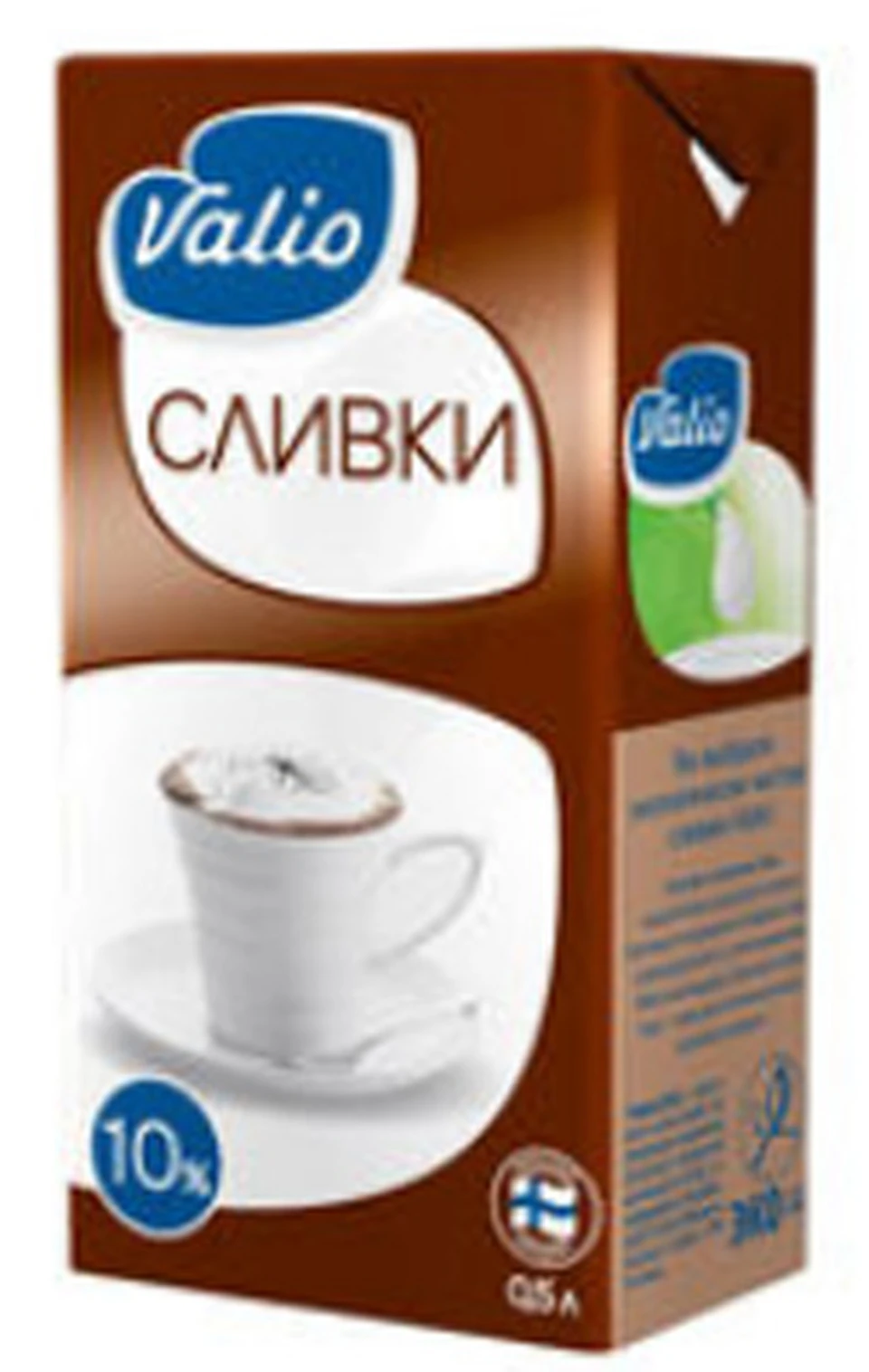 Сливки Valio для кофе 10%