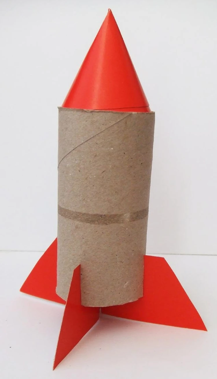 Оригами: ракета. Как сделать ракету из бумаги А4 без клея, без ножниц - лёгкое оригами