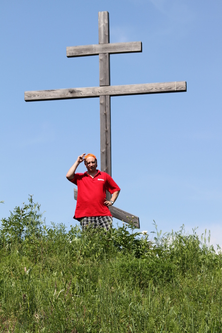 Поклонный крест первым казакам на верхнем Амуре.